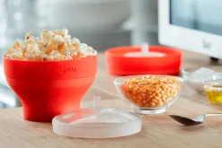 Mini bol à popcorns Lékué pour micro ondes en silicone diamètre 12,7cm