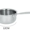 Mini casserole saucier Cristel Castel'Pro en acier inoxydable 18/10 3 ply