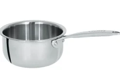 Mini casserole saucier Cristel Castel'Pro en acier inoxydable 18/10 3 ply