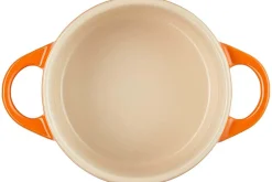 Mini cocotte ronde en céramique Le Creuset 10cm Volcanique