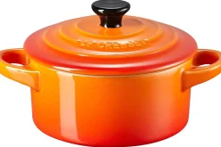 Mini cocotte ronde en céramique Le Creuset 10cm Volcanique