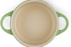 Mini cocotte ronde en céramique Le Creuset 10cm Bambou
