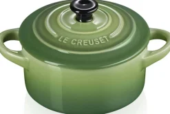 Mini cocotte ronde en céramique Le Creuset 10cm Bambou