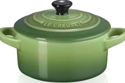 Mini cocotte ronde en céramique Le Creuset 10cm Bambou
