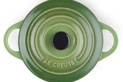 Mini cocotte ronde en céramique Le Creuset 10cm Bambou