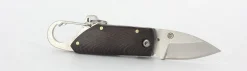 Mini couteau pliant Herbertz 201505 manche bois japonais 5cm avec mousqueton