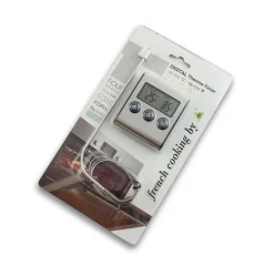 Minuteur et Thermomètre digital de four Alla France avec sonde inox