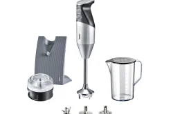 Mixeur Bamix plongeant M200 Swissline Argent avec accessoires