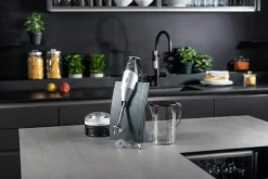 Mixeur Bamix plongeant M200 Swissline Argent avec accessoires