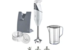 Mixeur plongeant Bamix M200 Swissline blanc avec accessoires