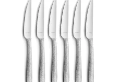 Ménagère 24 couverts Amefa Adonis Icy effet givré en acier inox 18/10
