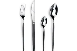 Ménagère 24 couverts Amefa Soprano en acier inox 18/0 noir
