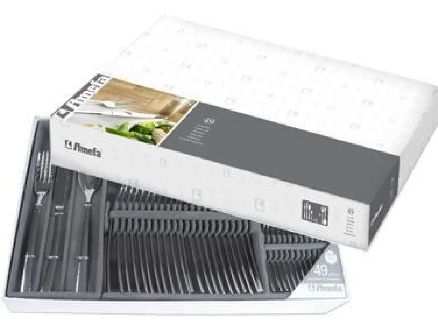 Ménagère 49 couverts de table Aurora Monobloc Amefa Première inox 18/10