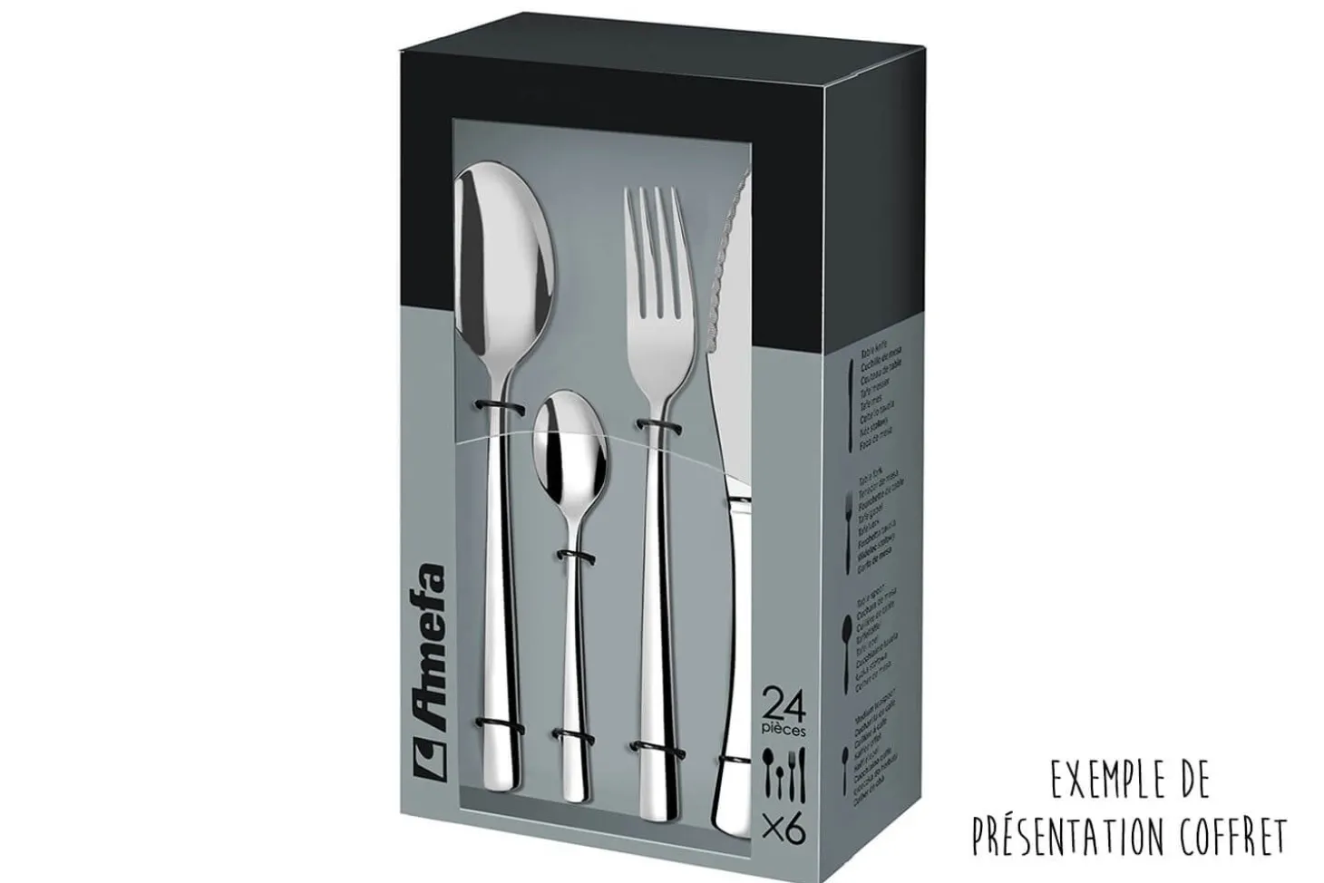 Ménagère 24 couverts de table Havane Amefa inox 18/0