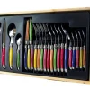 Ménagère Laguiole 24 pièces Pradel Excellence Pastel pleine soie