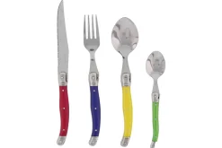 Ménagère Laguiole 24 pièces Pradel Excellence Pastel pleine soie