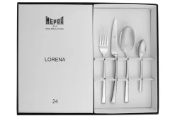 Ménagère 24 pièces Mepra Lorena en acier inox 18/10