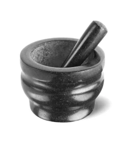 Mortier et pilon Cole & Mason en granit noir élégant - Diamètre 14cm