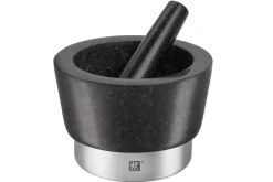 Mortier et pilon Zwilling Spices en granit noir diamètre 15cm