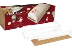 Moule à bûche glacée et insert semi rigide Scrapcooking - Réutilisable