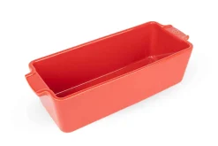 Moule à cake Peugeot Appolia en céramique rouge 26x11x8cm