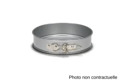 Moule à charnière anti-adhésif fond amovible 12cm