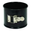 Moule à charnière haut anti-adhésif fond amovible noir 16cm