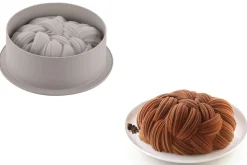 Moule 3D Silikomart Wooly en silicone effet tricot