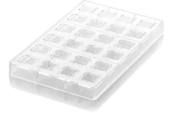 Moule en silicone et tritan professionnel Silikomart 24 pralines avec insert