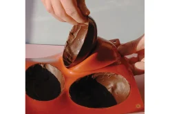 Moule en silicone professionnel Silikomart Silicon Flex 300x175mm 5 demi-œufs
