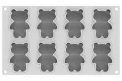 Moule en silicone professionnel Silikomart 300x175mm 8 oursons