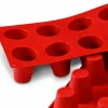 Moule en silicone professionnel Silikomart Silicon Flex 300x175mm 8 babas 5.5cm