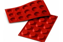 Moule en silicone professionnel Silikomart Silicon Flex 300x175mm 15 mini tartelettes 4.5cm