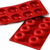 Moule en silicone professionnel Silikomart Silicon Flex 300x175mm 8 savarins 6.5cm