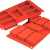 Moule en silicone professionnel Silikomart Silicon Flex 300x175mm 7 cakes