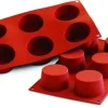 Moule en silicone professionnel Silikomart Silicon Flex 300x175mm 6 muffins 6.8cm