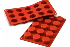 Moule en silicone professionnel Silikomart Silicon Flex 300x175mm 15 petits fours ronds