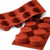 Moule en silicone professionnel Silikomart Silicon Flex 300x175mm 8 formes ovales