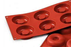 Moule en silicone professionnel Silikomart Silicon Flex 300x175mm 6 savarins 7.2cm