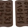 Moule en silicone professionnel Silikomart Easy Choc fritures en chocolat 44x38mm