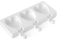 Moule à glaces en silicone Silikomart Mini Heart - 3 empreintes
