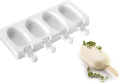 Moule à glaces en silicone Silikomart Mini Classic - 4 empreintes