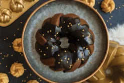 Moule à gâteau Nordic Ware Bundt Torsadé gold en fonte d'aluminium diamètre 27cm