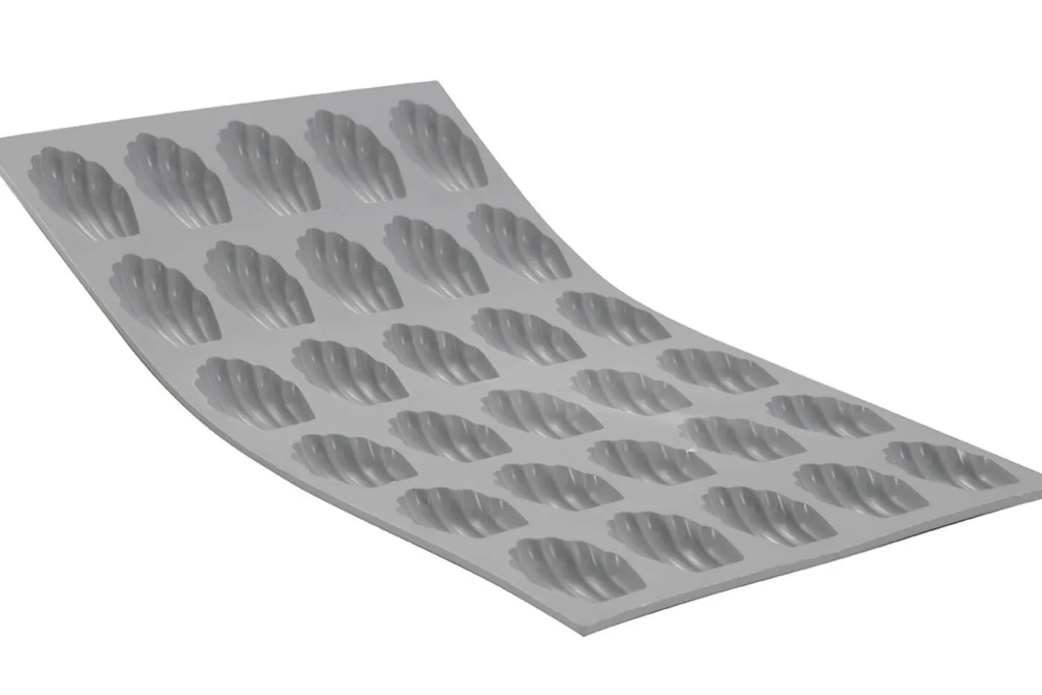 Moule à mini madeleines en silicone De Buyer Elastomoule 20 ou 30 alvéoles