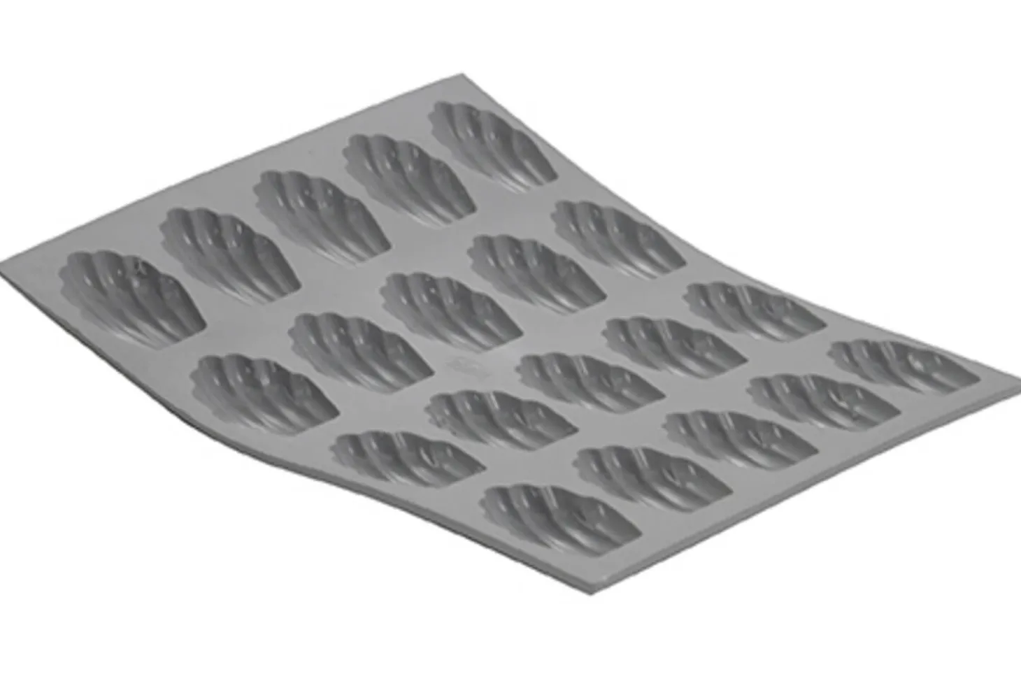 Moule à mini madeleines en silicone De Buyer Elastomoule 20 ou 30 alvéoles