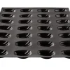 Moule 28 mini madeleines Flexipan anti-adhérent en silicone et tricot de verre 40x30cm