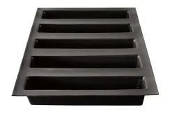 Moule pour 5 cakes longs Flexipan anti-adhérent en silicone et tricot de verre