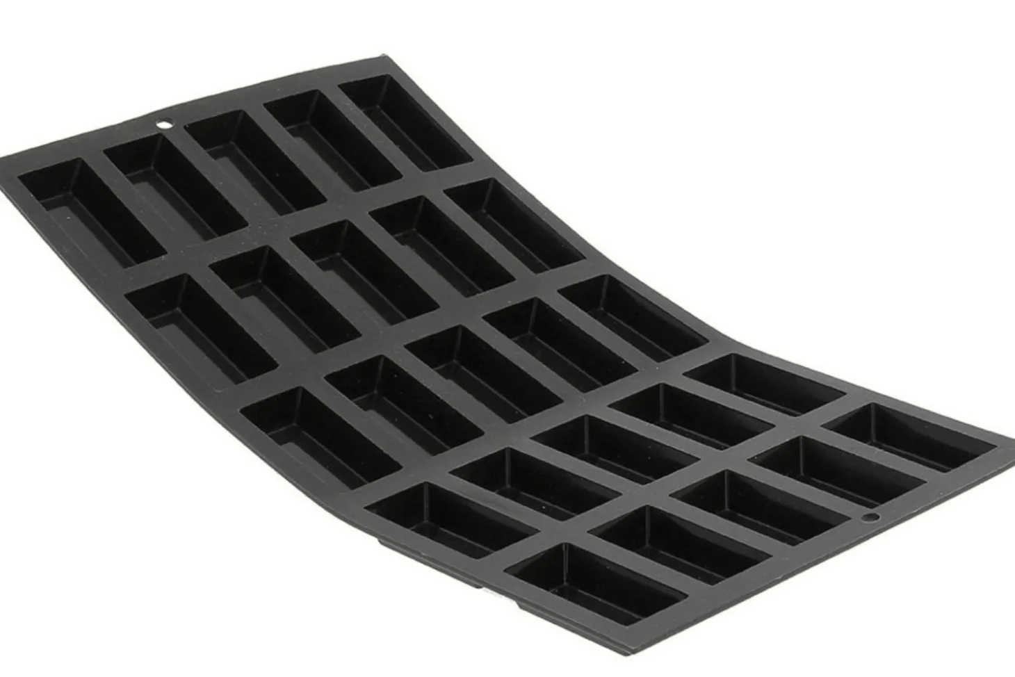 Moule pour 25 mini financiers De Buyer Moul'flex 1976.02 en silicone