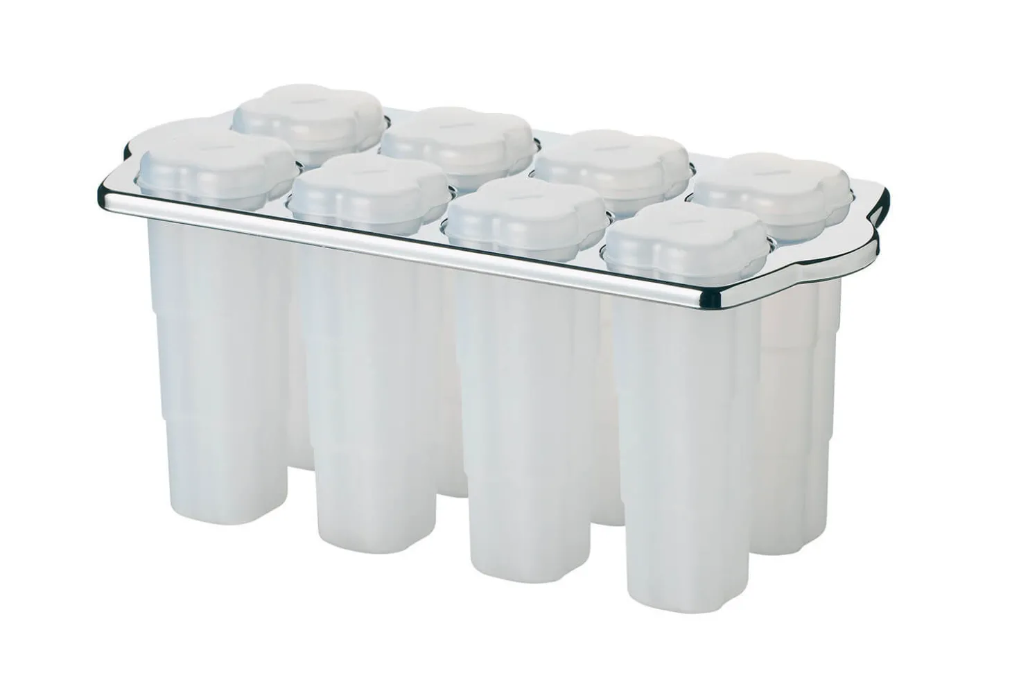 Moule pour 8 sucettes glacées KitchenCraft + 16 batonnets en bois