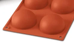 Moule professionnel en silicone Silikomart Silicon Flex 300x175mm 6 demi-sphères 7cm